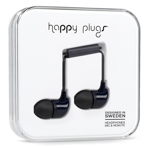 Happy Plugs In-Ear (Black)