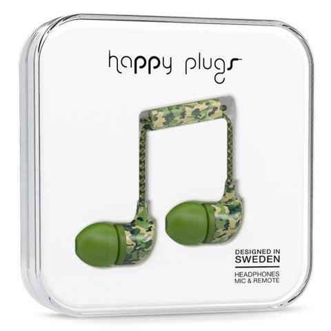 Happy Plugs In-Ear - Camouflage (UNIK Edition)