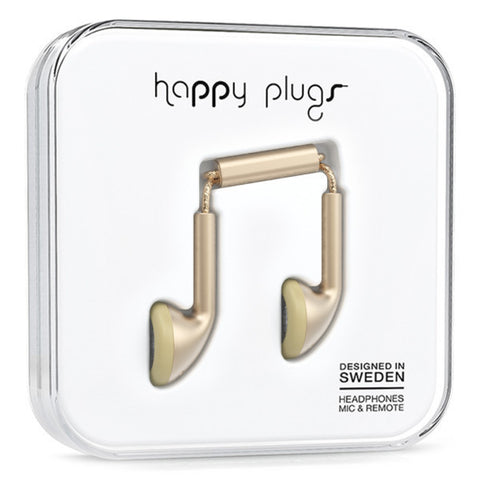 Happy Plugs Earbud - Champagne (Deluxe Edition)