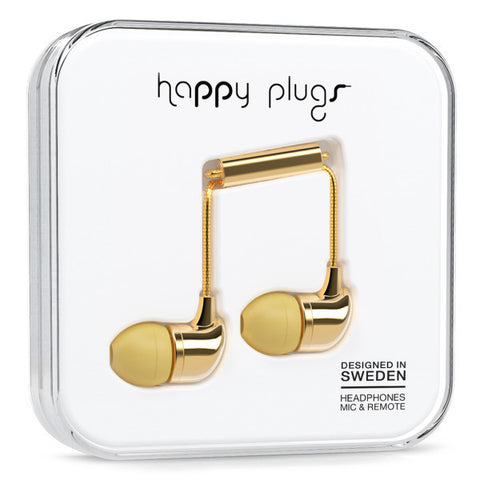Happy Plugs In-Ear - Gold (Deluxe Edition)