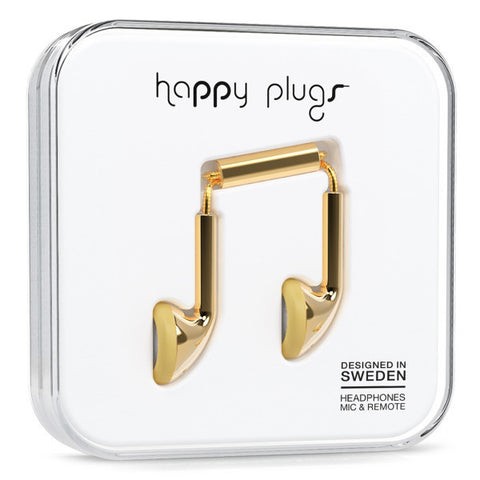 Happy Plugs Earbud - Gold (Deluxe Edition)