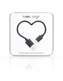 Happy Plugs Micro-USB Charge/Sync Cable - Black