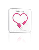 Happy Plugs Micro-USB Charge/Sync Cable - Cerise