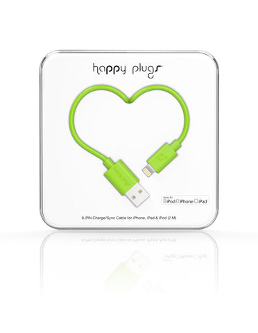 Lightning Charge/Sync Cable (2Meters) - Green