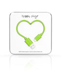 Happy Plugs Micro-USB Charge/Sync Cable (2Meters)- Green