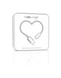 Happy Plugs Micro-USB Charge/Sync Cable - Silver (Deluxe Edition)