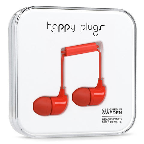Happy Plugs In-Ear (Red)