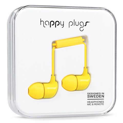 Happy Plugs In-Ear (Yellow)